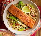teriyaki-salmon-noodles-recipe-salmon-recipes-tesco image