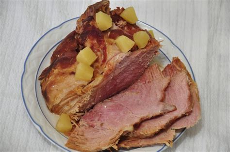 easy-crock-pot-ham-wishes-and-dishes image