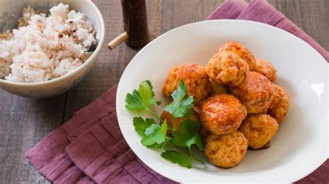 chicken-teriyaki-meatballs-recipe-pbs-food image
