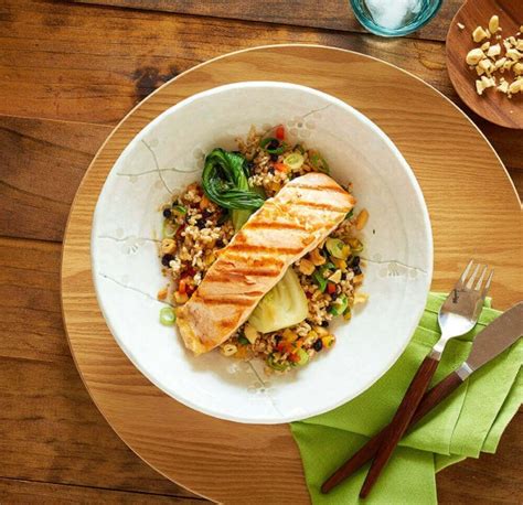 grilled-salmon-with-brown-rice-salad-happier image