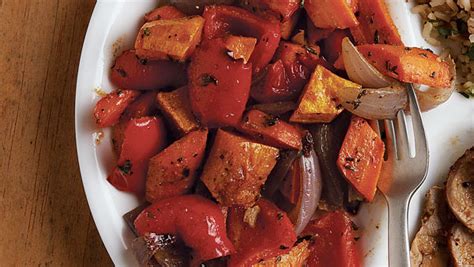 sweet-and-spicy-roasted-vegetables image
