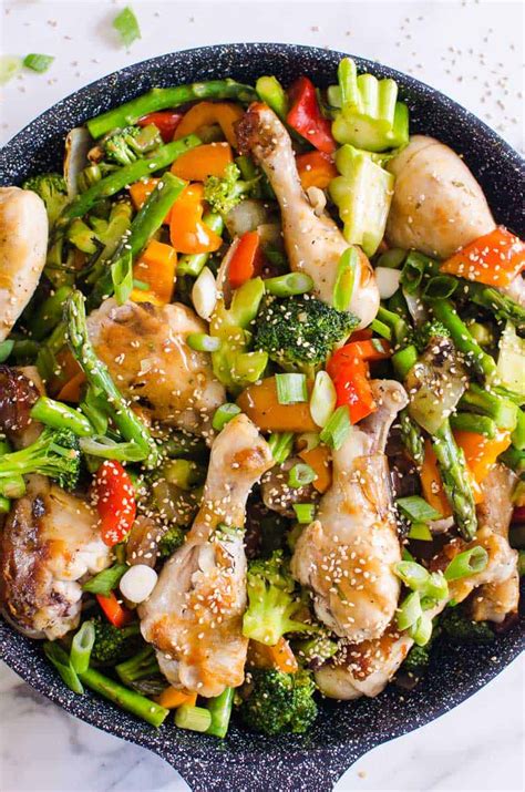 healthy-chicken-stir-fry-recipe-ifoodrealcom image