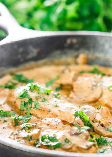chicken-with-creamy-mushroom-sauce-jo-cooks image