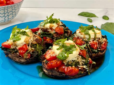spinach-and-goat-cheese-stuffed-portobellos-american image