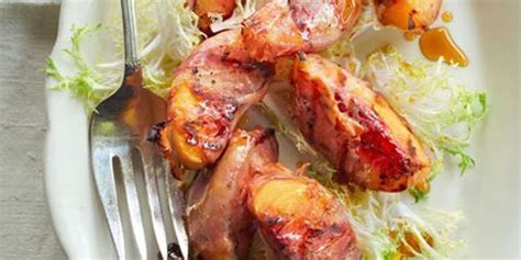 grilled-peaches-with-smoked-ham-and-sorghum image