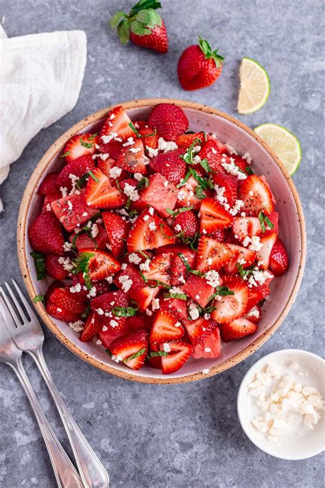 watermelon-strawberry-salad-with-honey-dressing image
