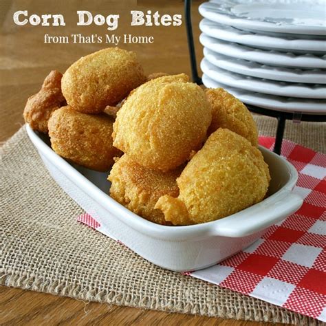 corn-dog-bites-recipes-food-and-cooking image