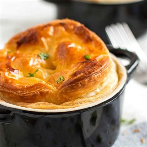 mini-chicken-pot-pies-with-mushrooms-easy-homemade image