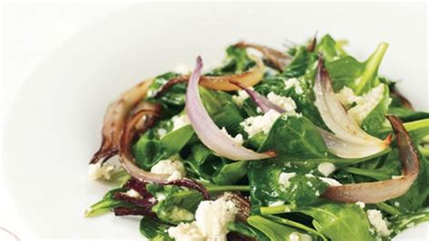wilted-spinach-salad-with-warm-feta-dressing-bon image