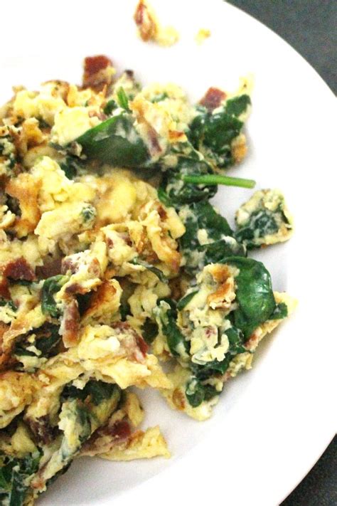 cheesy-bacon-and-spinach-scrambled-eggs-a-modern image