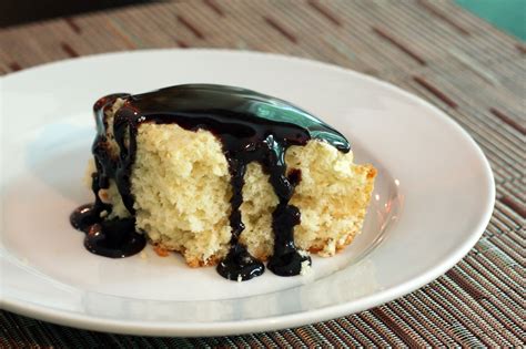 cottage-pudding-with-chocolate-sauce-recipe-the image