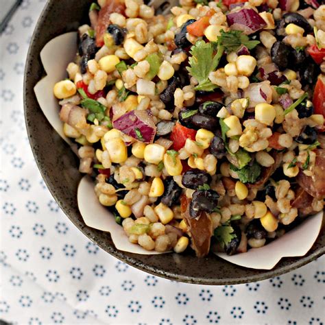 corn-avocado-salad-with-black-beans-and-barley-food image