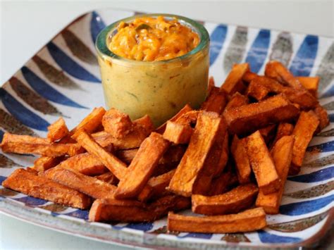 sweet-potato-fries-with-chili-coconut-dip image