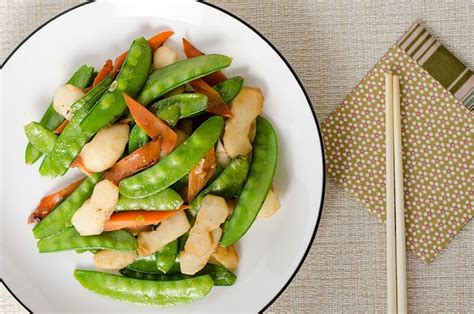 stir-fried-snow-peas-and-water-chestnuts image