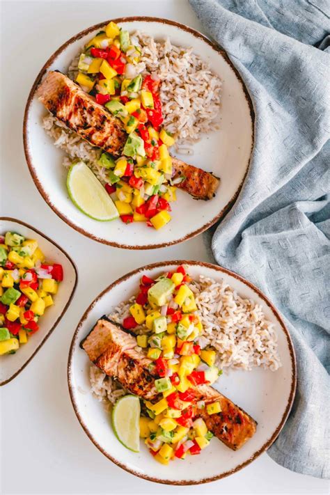 healthy-grilled-salmon-with-lime-mango-salsa image