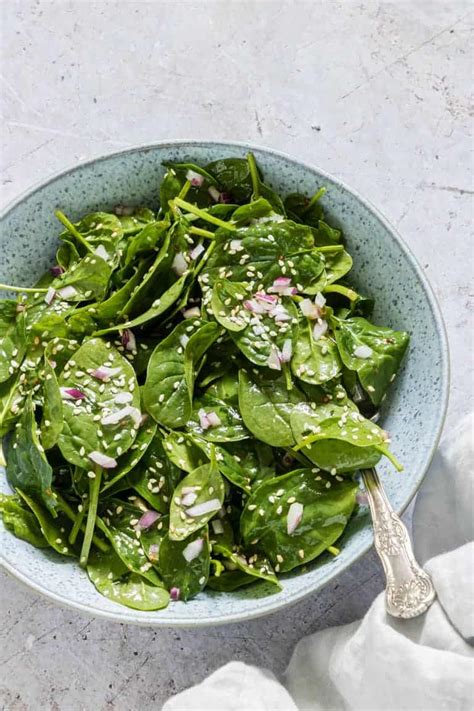 sesame-spinach-salad-recipe-recipes-from-a-pantry image