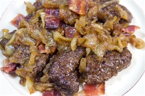 beef-liver-with-bacon-and-caramelized-onions image