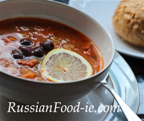solyanka-soup-recipe-russian-smoked-meat-soup image