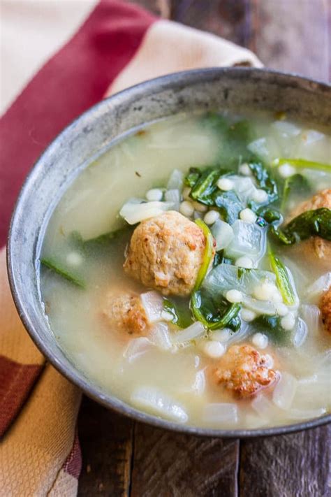 easy-meatball-soup-with-pearl-couscous-the-wicked image