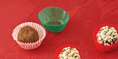 chocolatepeanut-butter-truffles-recipe-country-living image