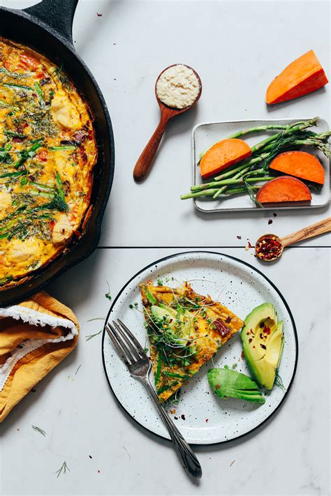 spring-frittata-with-leeks-asparagus-and-sweet-potato image