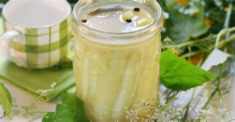 pickled-cucumbers-in-honey-vinegar-recipe-eat image