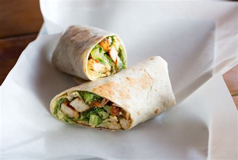 healthy-grilled-chicken-ranch-wrap-recipe-the-leaf image