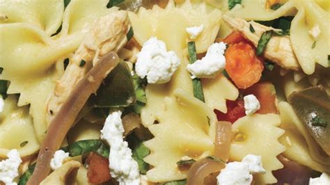 farfalle-with-chicken-tomatoes-caramelized-onions-and image