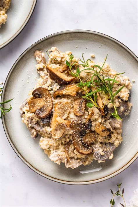 creamy-mushroom-quinoa-vegan-one-pot-simply image