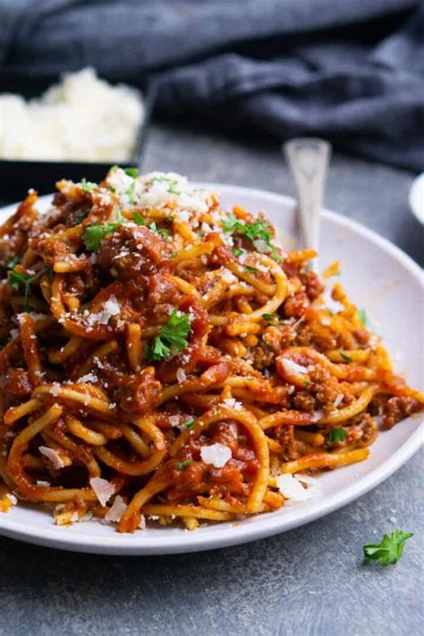 best-instant-pot-spaghetti-and-meat-sauce-the-kitchen-girl image