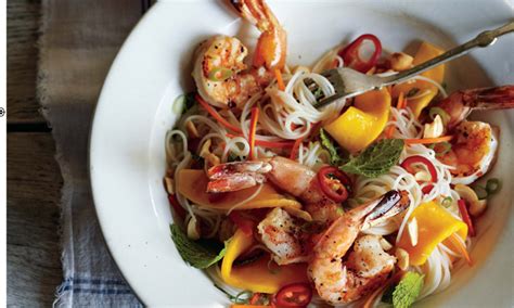 grilled-shrimp-and-rice-noodle-salad-recipe-spry image