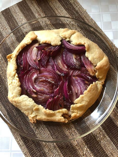 red-onion-goat-cheese-galette-national-onion image