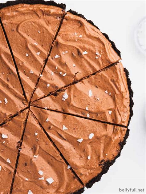 chocolate-mousse-pie-with-sea-salt-and-caramel-belly image