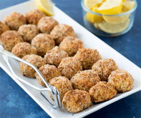 crab-cake-bites-healthy-low-carb-appetizer-hungry image