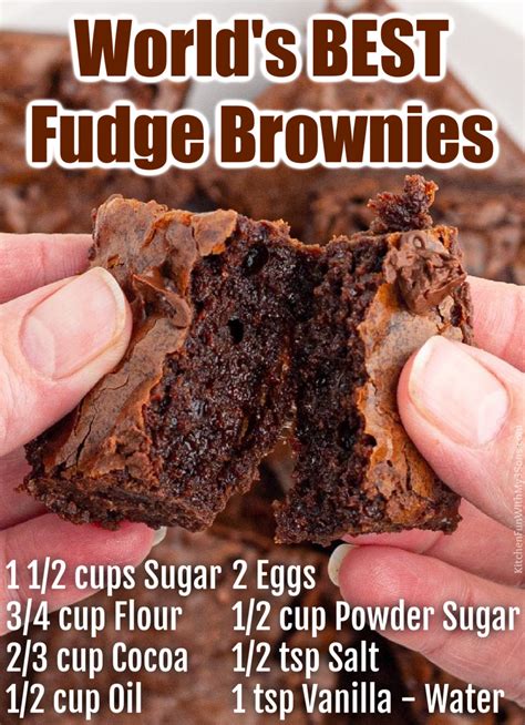 best-brownie-recipe-fudgy-chewy-kitchen-fun image