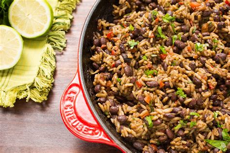 gallo-pinto-costa-rican-beans-and-rice-striped-spatula image