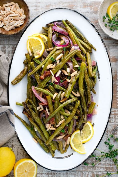 roasted-green-beans-with-bacon-onion-and-garlic-the image