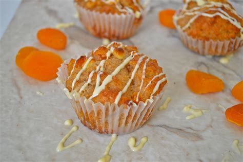 healthy-breakfast-muffins-with-apricot-and-white-chocolate image