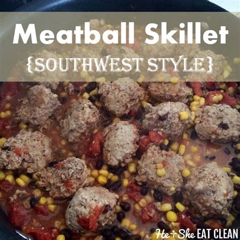 meatball-skillet-southwest-style image
