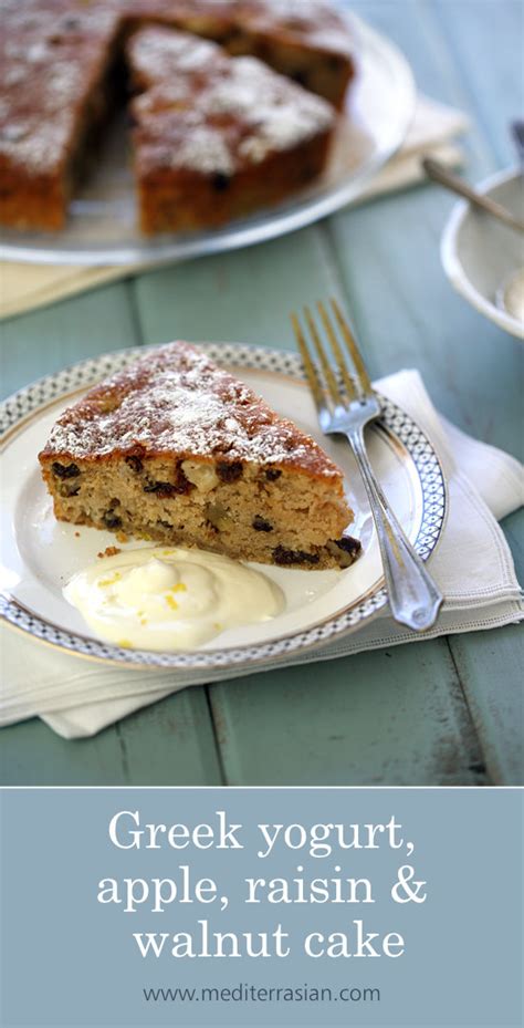 greek-yogurt-apple-raisin-and-walnut-cake image