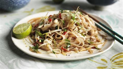 vegetable-pad-thai-recipe-bbc-food image