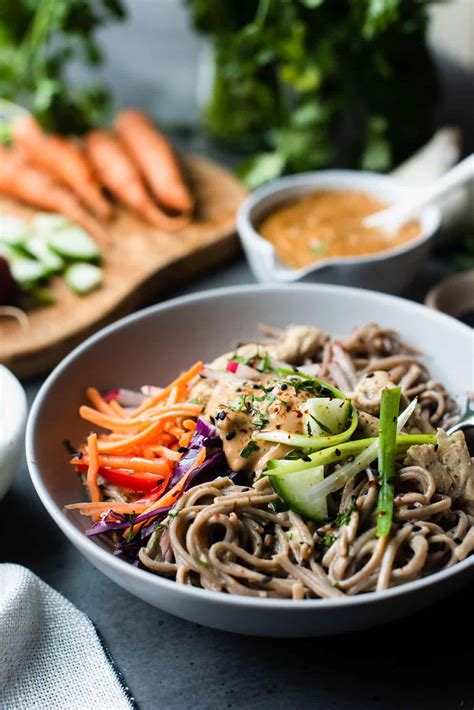 soba-noodles-and-chicken-with-spicy-peanut-sauce image
