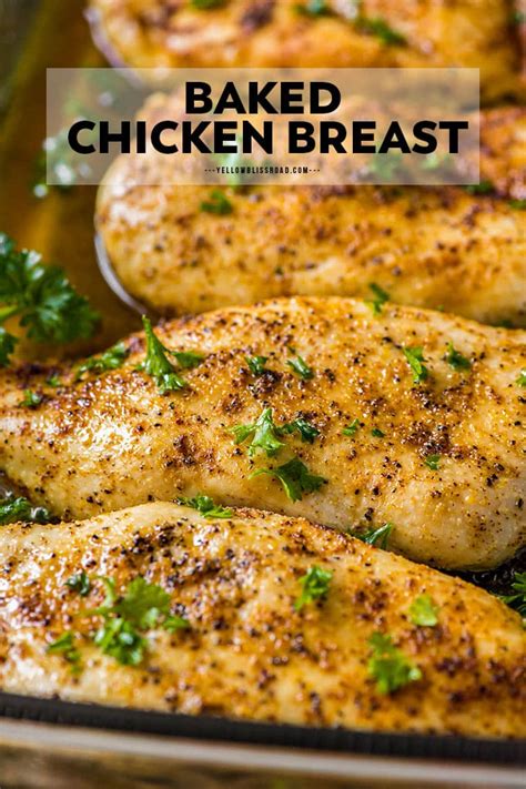 perfectly-juicy-baked-chicken-breasts-yellowblissroadcom image