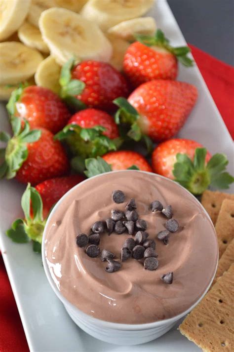 chocolate-yogurt-fruit-dip-healthy-family-project image