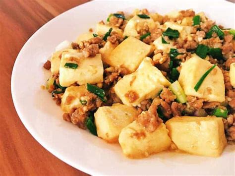 easy-and-quick-chinese-stir-fry-ground-pork-with-tofu image