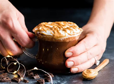 peanut-butter-hot-chocolate-joyfoodsunshine image
