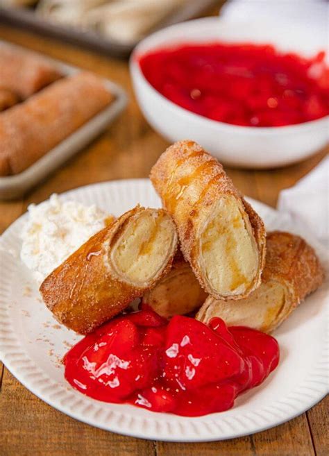 lubys-fried-cheesecake-with-strawberry-glaze-copycat image