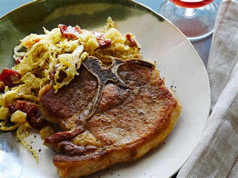 pan-roasted-pork-chops-with-creamy-cabbage-and image