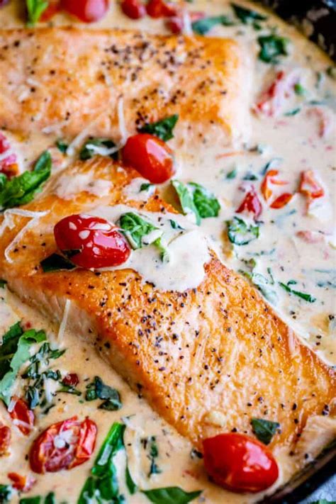 creamy-tuscan-salmon-30-minute-dinner image
