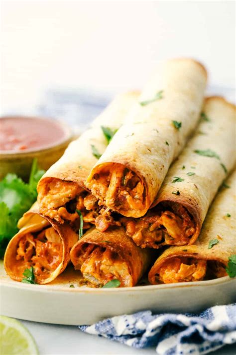 baked-cream-cheese-chicken-taquitos image